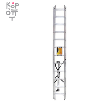 Алюминиевая трёхсекционная лестница Вихрь ЛА 3х14 — Корейские товары для всей семьи(КорОпт)