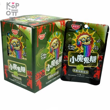 Кислая жевательная конфета LIleWang Show time - Кислые черепушки со вкусом зеленого Яблока — Корейские товары для всей семьи(КорОпт)