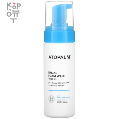 Atopalm Facial Foam Wash - Мягкая кислородная пенка для чувствительной кожи лица с низким pH 150мл. &mdash; Корейские товары для всей семьи(КорОпт)
