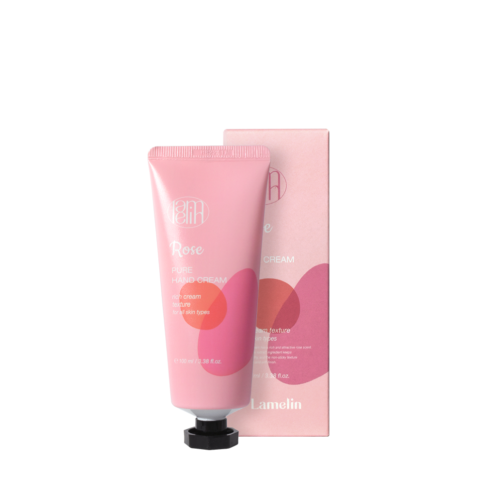 LAMELIN Pure Hand Cream Rose — Крем для рук с ароматом розы, 100 миллилитров