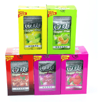 Конфеты Sugar Free со вкусом Колы и мяты Lishuang, 180гр.