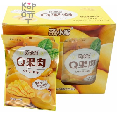 Жевательные конфеты Dongxu Fruit Pulp Фруктовая помадка со вкусом Манго