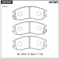 PF-2748 AN295/SN794P ADVICS - Тормозные колодки