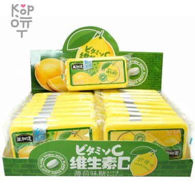 Драже Холодок WanHeDa Cooile с витамином С и освежающим вкусом Лимона — Корейские товары для всей семьи(КорОпт)