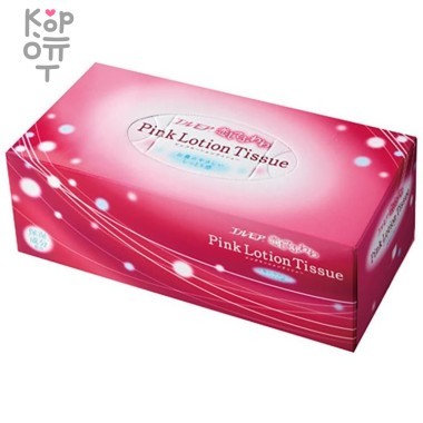 Kami Shodji ELLEMOI Pink Бумажные розовые двухслойные салфетки с коэнзимом Q10 180шт (1 пачка) — Корейские товары для всей семьи(КорОпт)