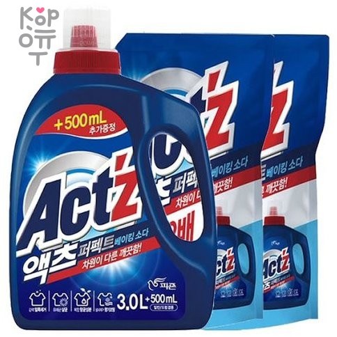 Pigeon ACT'Z Power Gel for Washing - Гель для стирки белья для машин с вертикальной и горизонтальной загрузкой, купить с доставкой на дом фото 1 — Корейские товары для всей семьи(КорОпт)