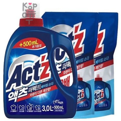 Pigeon ACT'Z Power Gel for Washing - Гель для стирки белья для машин с вертикальной и горизонтальной загрузкой