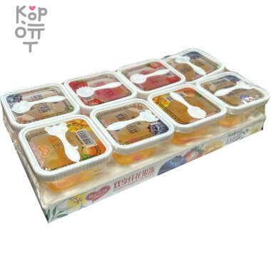 Желе фруктовое Pudding, Пудинг со вкусами манго, голубики, клубники и дыни, 120гр. — Корейские товары для всей семьи(КорОпт)