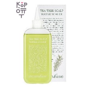 Steambase — Tea Tree Scalp Water Scaler — Освежающий шампунь-пилинг для кожи головы с чайным деревом, 250 мл
