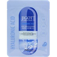 Jigott Collagen Real Ampoule Mask - Ампульная маска с коллагеном 27 мл