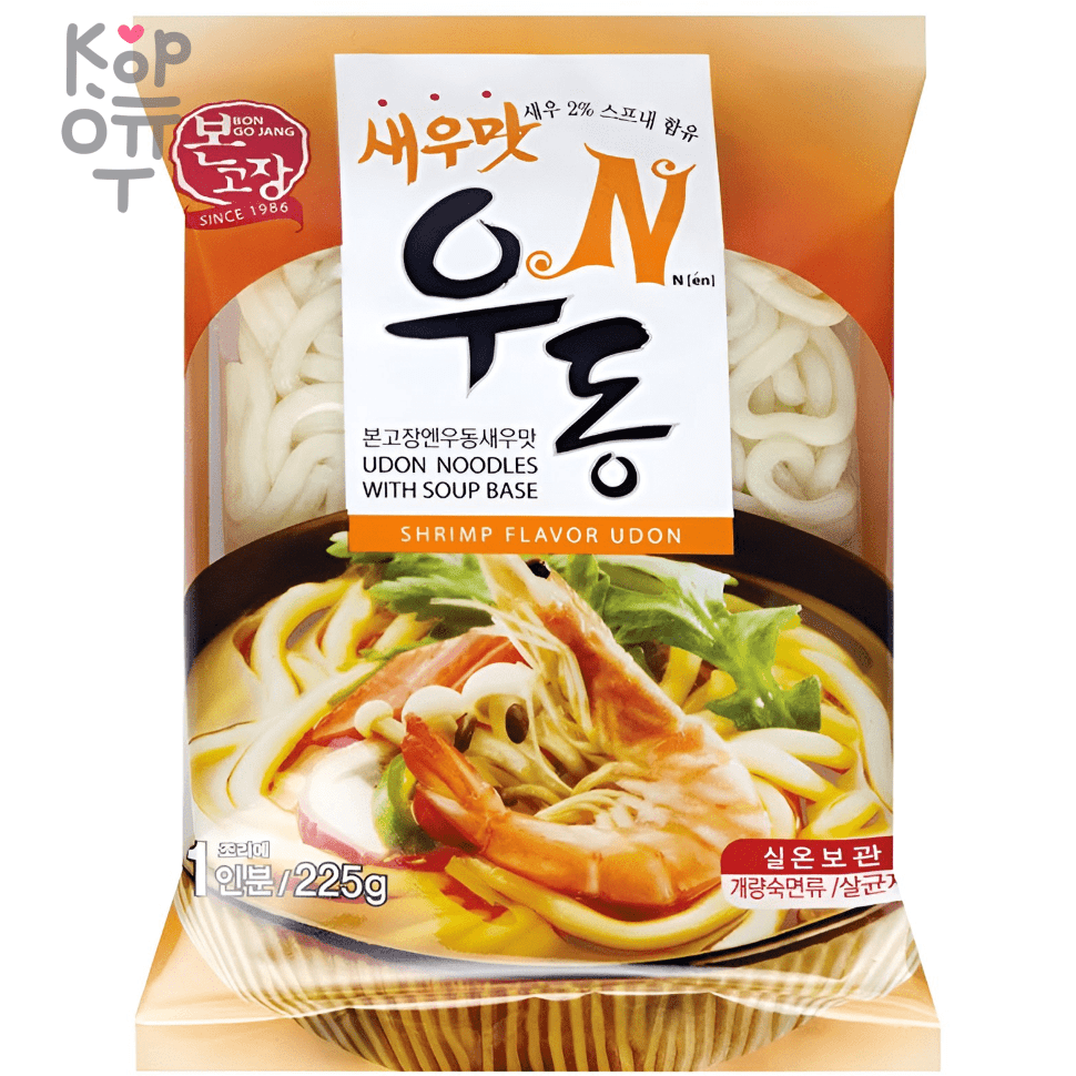 Удон Hanil Food N Shrimp Flavor Udon со вкусом креветки, 225гр. по цене 143  руб. в интернет магазине Корейские товары для всей семьи(КорОпт)