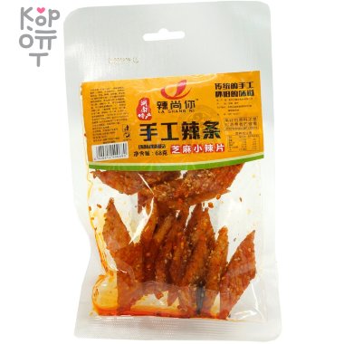 Снэк La Shang Ni Foods - Острые полоски с кунжутом, 68гр. &mdash; Корейские товары для всей семьи(КорОпт)