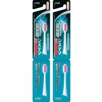 CJ LION Dentor Systema Sonic Vibration - Компактные запасные головки к электрической зубной щётке, 2 штуки(1 упаковка), (мягкие)