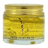 Lebelage Heeyul Premium 24K Gold Ampoule Cream - Ампульный омолаживающий крем для лица с экстрактом золота, 70мл.