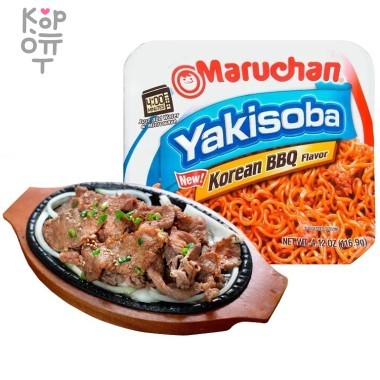 Maruchan Yakisoba Korean BBQ Flavor - Лапша быстрого приготовления со вкусом Корейского барбекю, 116гр. — Корейские товары для всей семьи(КорОпт)