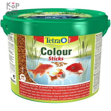 Tetra Pond Color Sticks корм для прудовых рыб палочки для окраски 10л &mdash; Корейские товары для всей семьи(КорОпт)