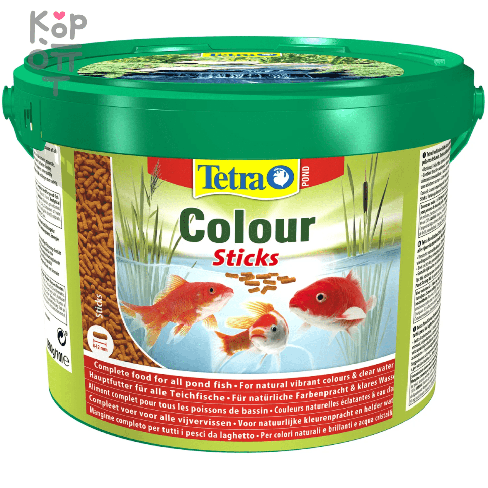 Tetra Pond Color Sticks корм для прудовых рыб палочки для окраски 10л, купить с доставкой на дом фото 1 &mdash; Корейские товары для всей семьи(КорОпт)