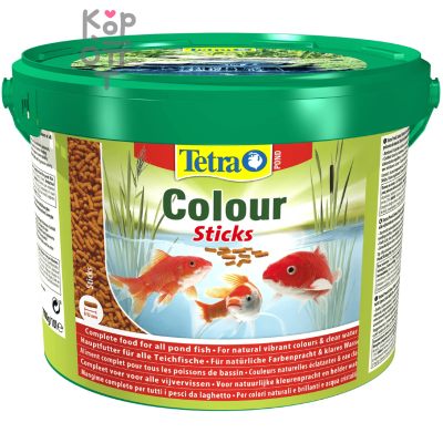 Tetra Pond Color Sticks корм для прудовых рыб палочки для окраски 10л