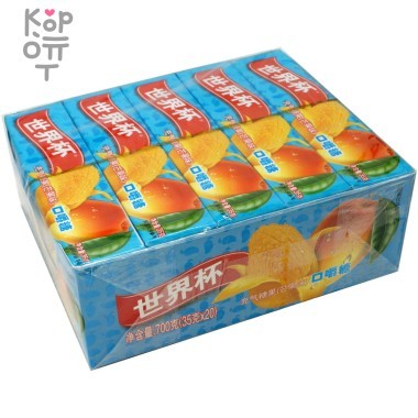 Жевательные конфеты Shijiebei со вкусом Манго — Корейские товары для всей семьи(КорОпт)