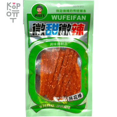 Снэк Wufeifan Foods - Слегка сладкий и слегка пряный снек, цветочная палочка, 72гр. &mdash; Корейские товары для всей семьи(КорОпт)