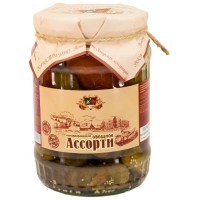 Сыта-Загора - Овощное ассорти консервированное из огурцов и помидоров