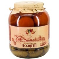 Сыта-Загора - Овощное ассорти консервированное из огурцов и помидоров