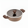 Кастрюля с крышкой IH HappyCall Eden Pot с двумя ручками, миндально-бежевый цвет, купить с доставкой на дом фото 5 &mdash; Корейские товары для всей семьи(КорОпт)