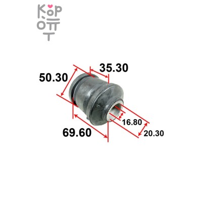 Сайлентблок MB633070 / MB430964 AAMMI1023 Delica, L300 LOW TENACITY