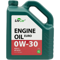 LIVCAR ENGINE OIL EURO 0W30 ACEA C2 API SN/CF - Масло моторное синтетическое