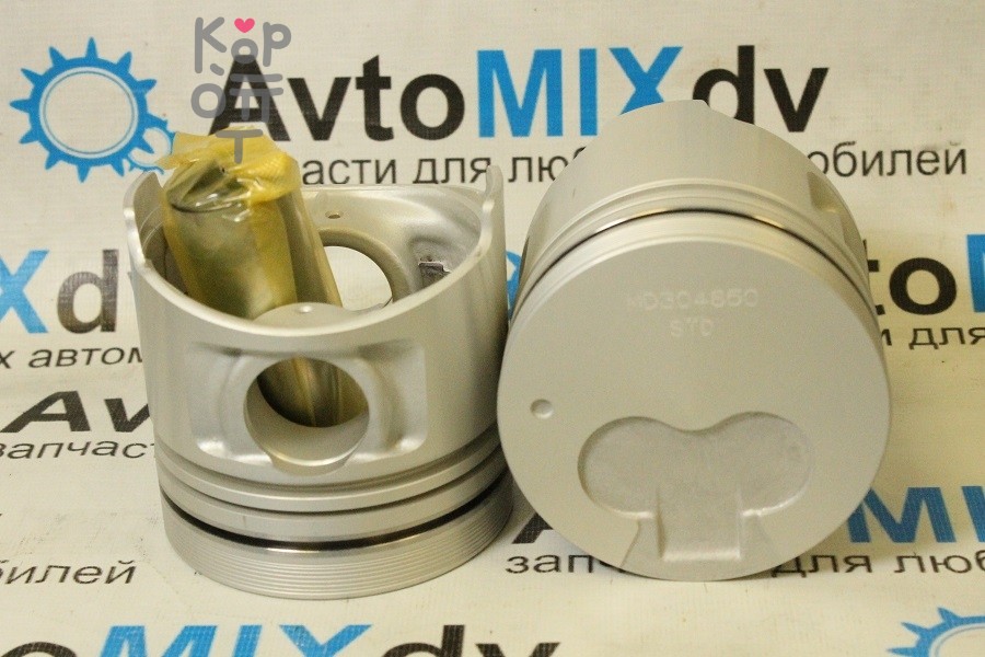 Поршни двигателя 4D56T LATE-2 ALFIN 43661A MD304850 / MD304847 STD 2.5 / 2 / 4 (к-т 4шт) IZUMI