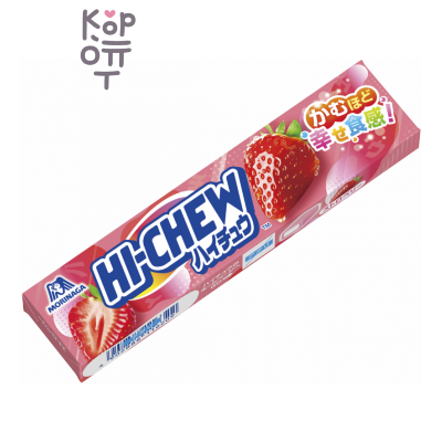 Конфеты жевательные со вкусом клубники, Morinaga, 55гр.