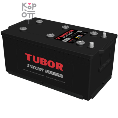 Аккумулятор TUBOR STANDART 6СТ-220.3 VL, 220, C type ( L )