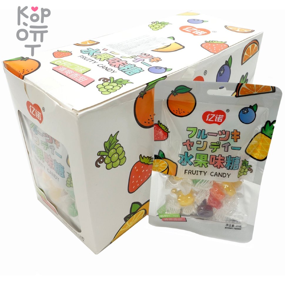Карамель Fruity Candy со вкусом фруктового микса, купить с доставкой на дом фото 1 &mdash; Корейские товары для всей семьи(КорОпт)