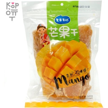 Манго сушеное, Fruity Lip Movement Mango, 500гр. &mdash; Корейские товары для всей семьи(КорОпт)