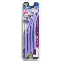 EBISU Daily Type Interdental Brush - Ёршик межзубный ИЗОГНУТОЙ ФОРМЫ на длинной эргономичной ручке (с колпачком) 8шт.