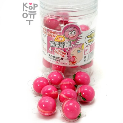 Мармеладки 4D Popping Soft Candy Персик со вкусом Персика