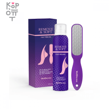 Wellderma Remove &amp; Soft Foot Peeling - Пилинг для ног 180мл. — Корейские товары для всей семьи(КорОпт)