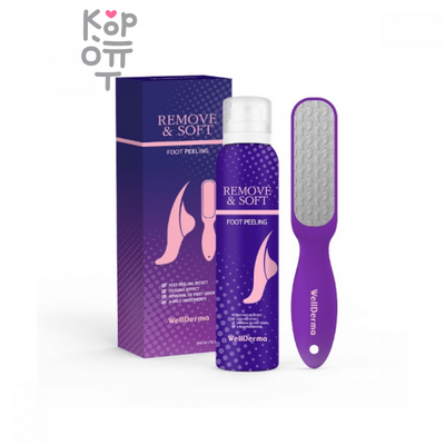 Wellderma Remove & Soft Foot Peeling - Пилинг для ног 180 мл
