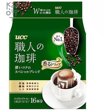 UCC Artisan Deep Rich - Кофе в дрип-пакетах (6гр.*16п.) — Корейские товары для всей семьи(КорОпт)