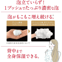 LION Hadakara Body Soap Foam - Увлажняющая пенка для тела с увеличенным пенообразованием и ароматом дорогого мыла