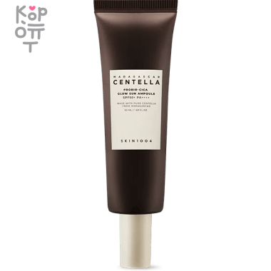 Skin1004 Madagascar Centella Probio-cica Glow Sun Ampoule - Солнцезащитная сыворотка с Пробиотиками 50мл. &mdash; Корейские товары для всей семьи(КорОпт)
