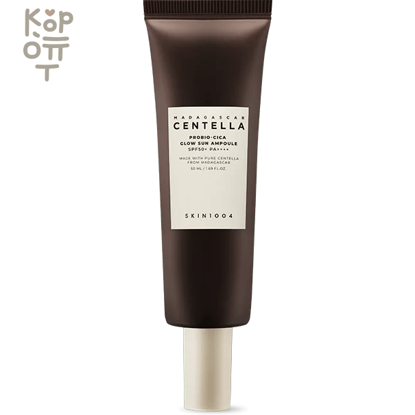 Skin1004 Madagascar Centella Probio-cica Glow Sun Ampoule - Солнцезащитная сыворотка с Пробиотиками 50мл., купить с доставкой на дом фото 1 &mdash; Корейские товары для всей семьи(КорОпт)