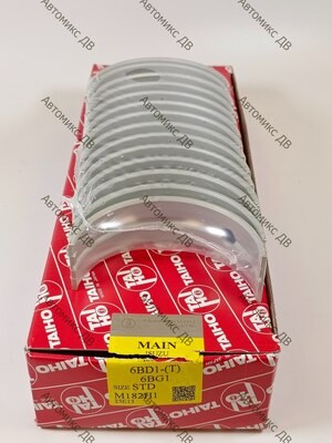 Вкладыш коренной M182H1 STD 6BB1 / 6BD1 / 6BD1-T / 6BF1 / 6BF1-T / 6BG1 / 6BG1-T TAIHO