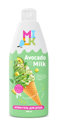 Milk крем-гель для душа, 500 мл