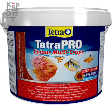 TetraPro Color Crisps корм-чипсы для улучшения окраса всех декоративных рыб 10 л (ведро) &mdash; Корейские товары для всей семьи(КорОпт)