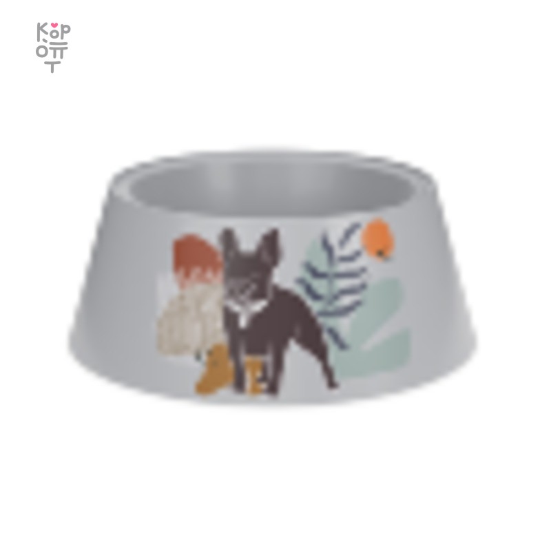 Миска Dogs (серая) — Миски, 0,7 л