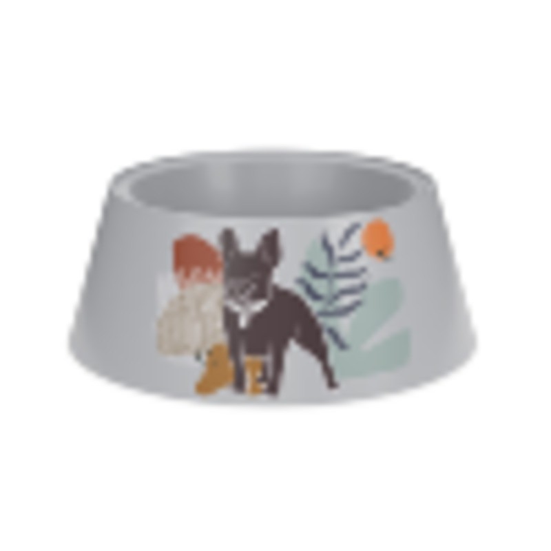 Миска Dogs (серая) — Миски, 0,7 л