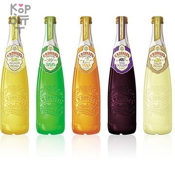 Калиновъ Лимонадъ - Напиток безалкогольный сильногазированный Винтажный 0,5л. &mdash; Корейские товары для всей семьи(КорОпт)