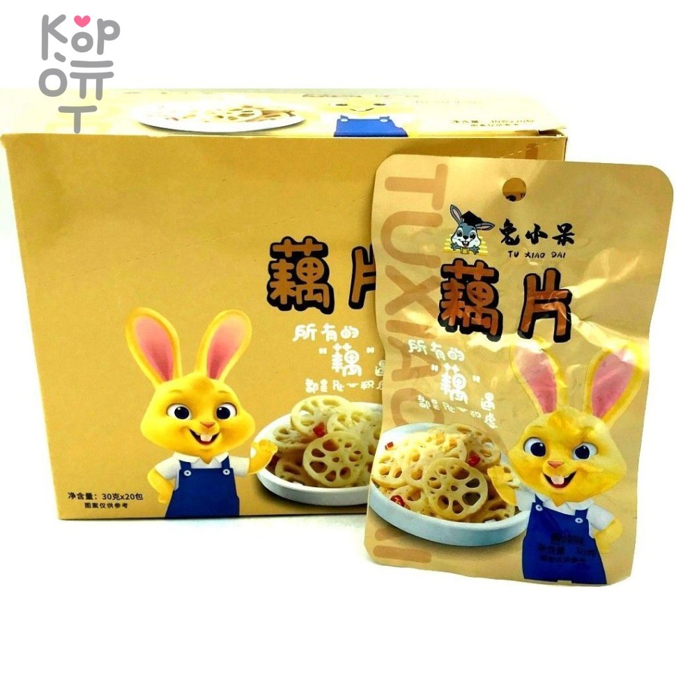 Корень Лотоса острый Tu Xiao Dai, 30гр., купить с доставкой на дом фото 1 &mdash; Корейские товары для всей семьи(КорОпт)