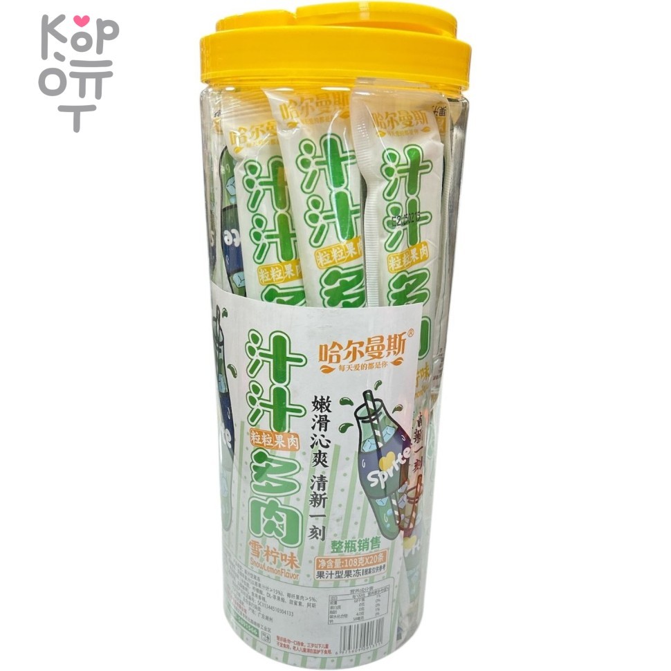 Питьевое Фруктовое желе - Фруктовый напиток со вкусом Спрайта, купить с доставкой на дом фото 1 — Корейские товары для всей семьи(КорОпт)